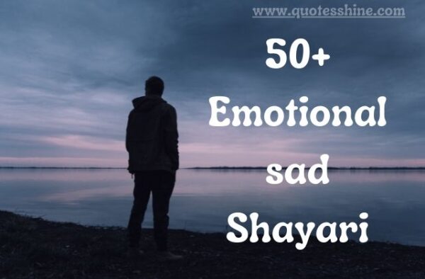 Sad emotional shayari